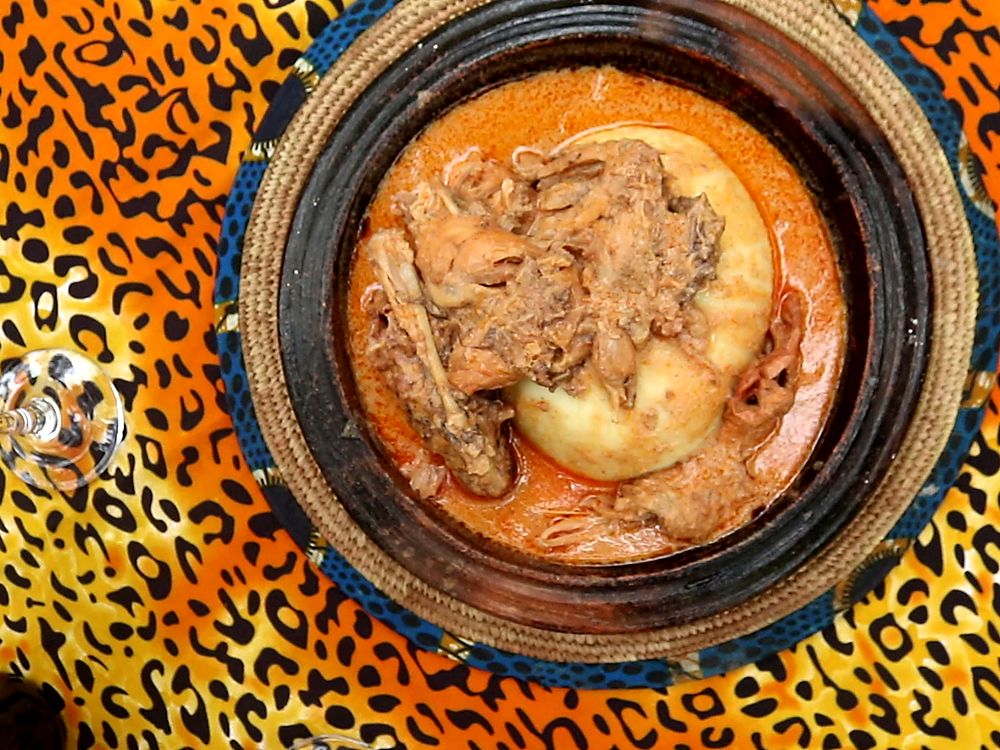 Pâte et sauce arachide
